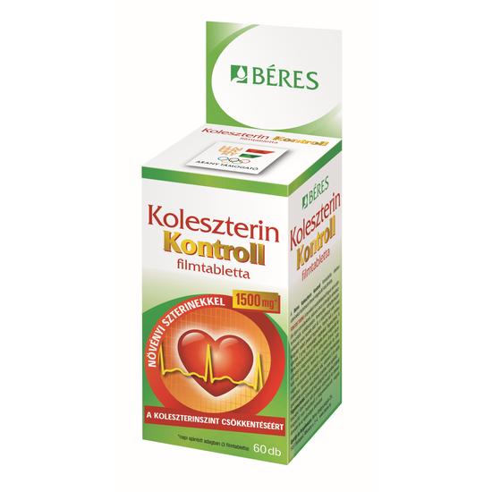 Béres Egészségtár Koleszterin Kontroll 60x