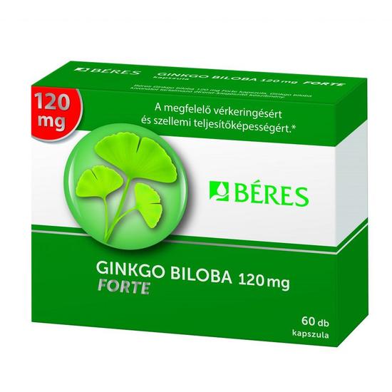 Béres Ginkgo Biloba 120mg Forte kapszula 60x