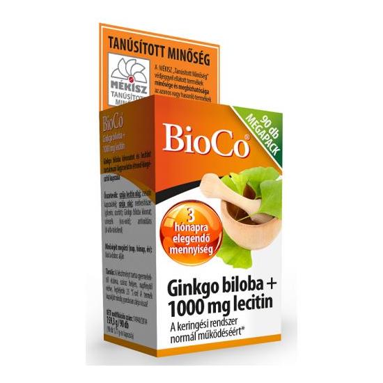 BioCo Ginkgo Biloba+ Lecitin 1000mg kapszula 90x