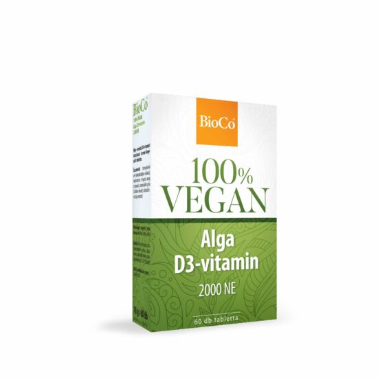 BioCo VEGAN Alga D3-vitamin 2000 NE filmtabletta 60x