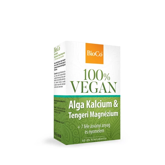 BioCo VEGAN Alga Kalcium & Tengeri Magnézium tabletta 60x