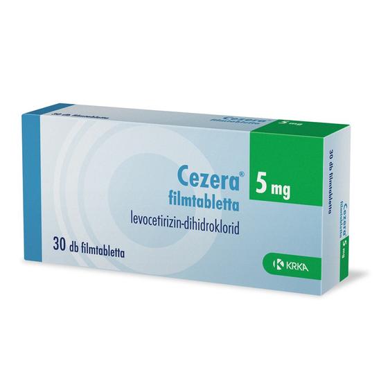 Cezera 5 mg filmtabletta 30x