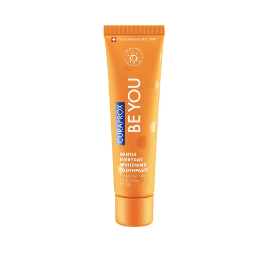 Curaprox BEYOU fogkrém őszibarack+sárgabarack (narancssárga) 60ml