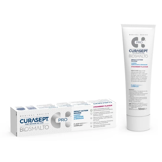Curasept Biosmalto Mousse Pro eper ízben 50ml