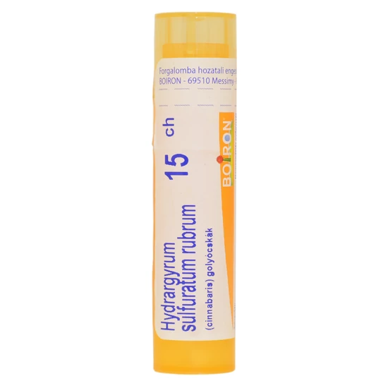 Hydrargyrum Sulfuratum Rubrum Golyó 15CH 4g