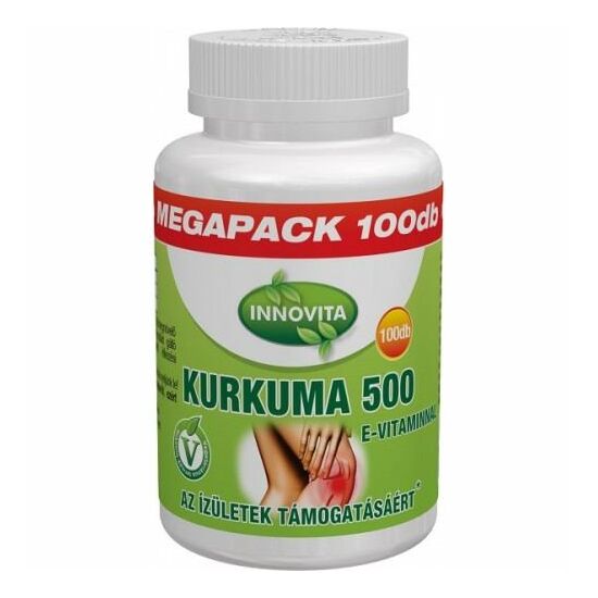 Innovita Kurkuma 500 E-vitaminnal tabletta 100x