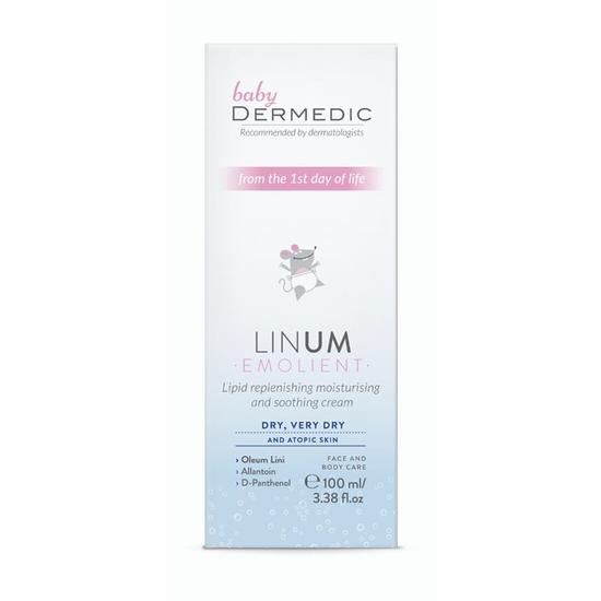 Dermedic LINUM EMOLIENT BABY/BABY Lipidpótló hidratáló és nyugtató krém 100 ml