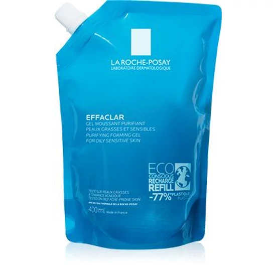 La Roche-Posay Effaclar habzó bőrtisztító gél utántöltő 400ml