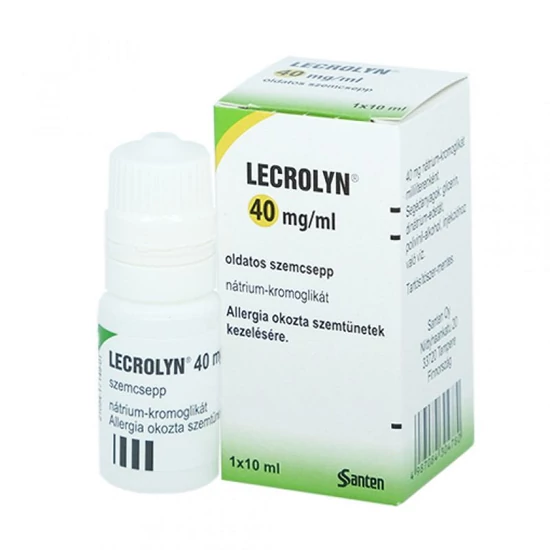 Lecrolyn 40mg/ml oldatos szemcsepp 1x10ml