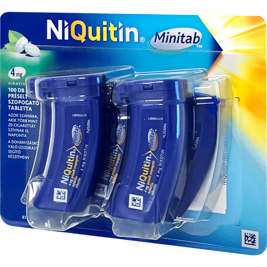 Niquitin Minitab 4mg préselt szopogató tabletta 5x20x