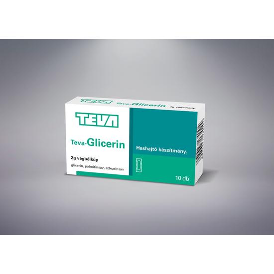 Teva-Glicerin 2g végbélkúp 10x