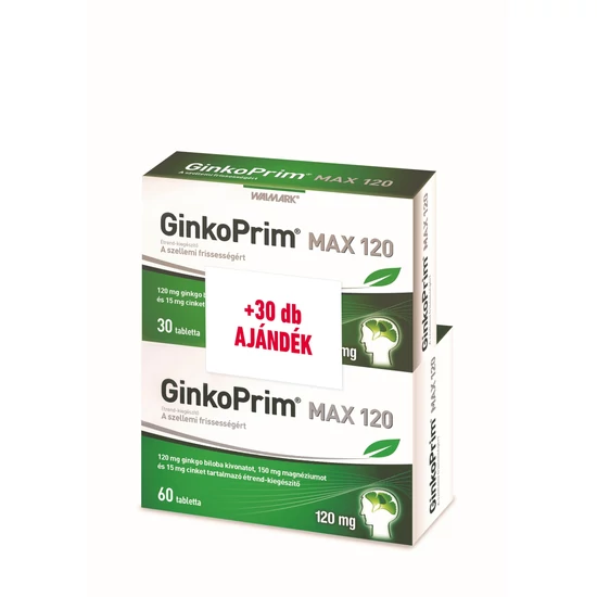 Walmark GinkoPrim Max 120mg tabletta 60+30x